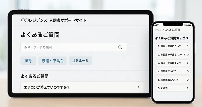 入居者対応サイト構築システム